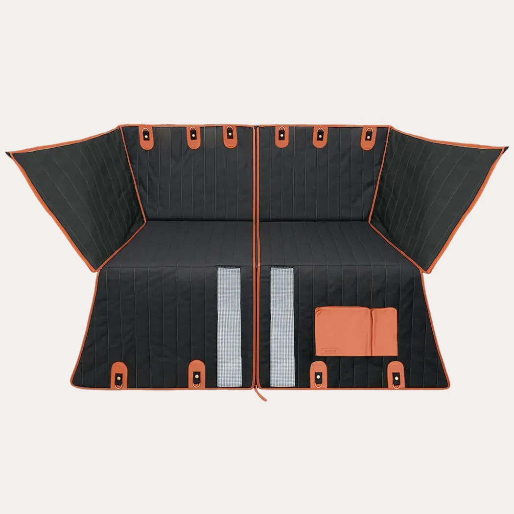 Hard Bottom Dog Car Hammock  |  “Travel Buddy Mk. II” by Owleys