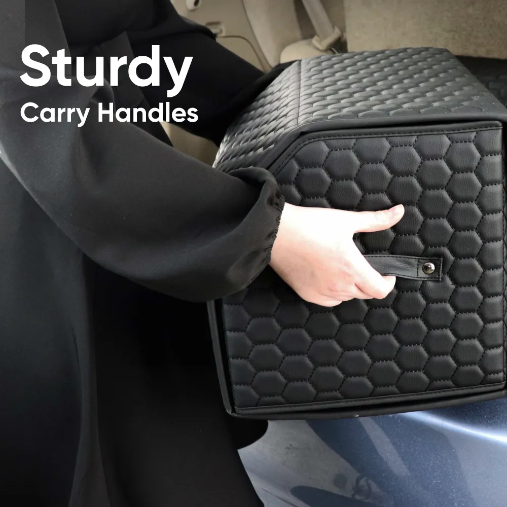 Mercedes-Benz Trunk Organizer  |  Black “Hexy” by Owleys - View 5