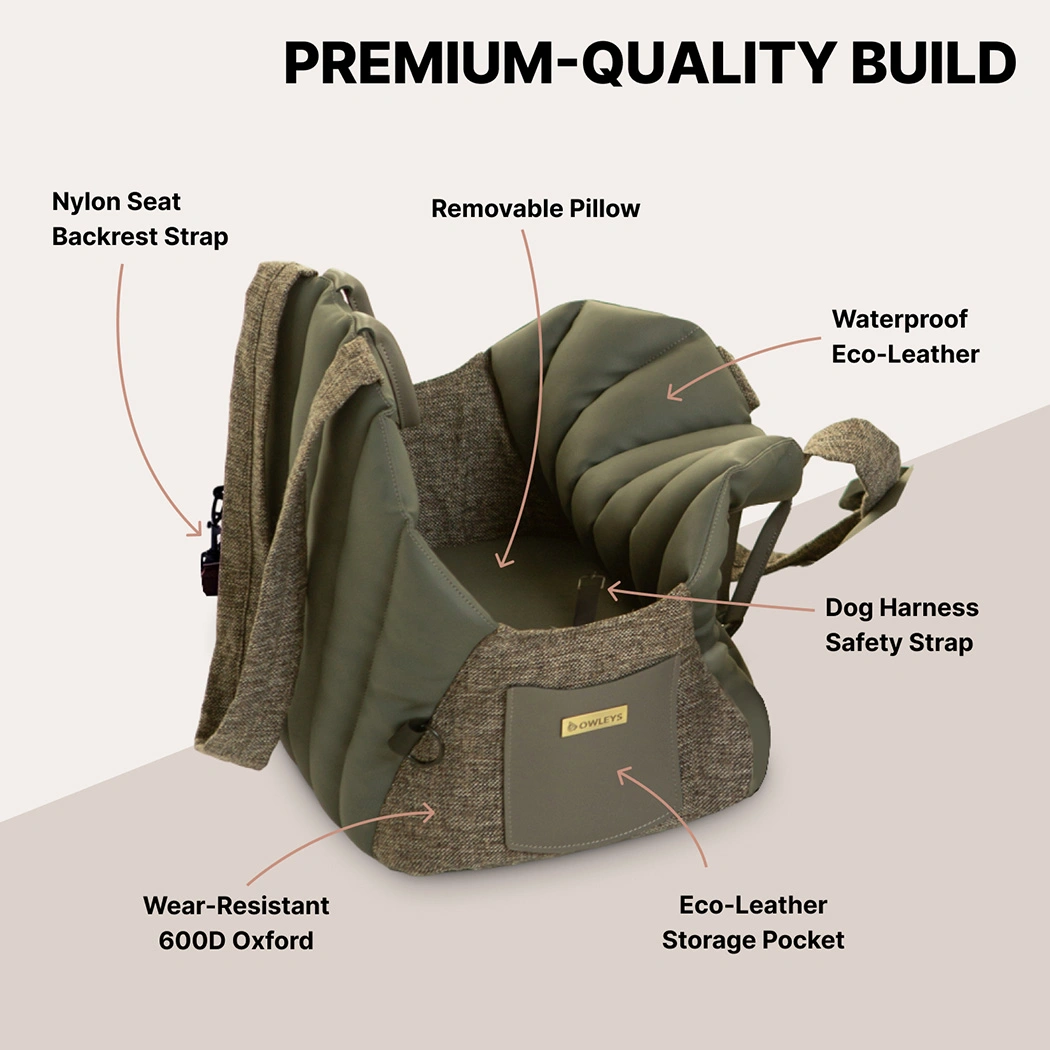 Dog Carrier Bag  |  “Pearl Purse” by Owleys in detail - image 1 (product view)