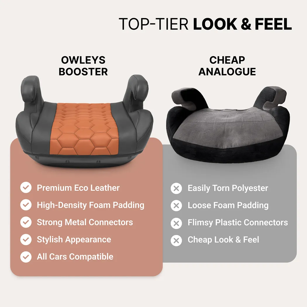 Detailed look at Car Booster Seat For Children  |  “Snug Bug” by Owleys - image 4 (product view)