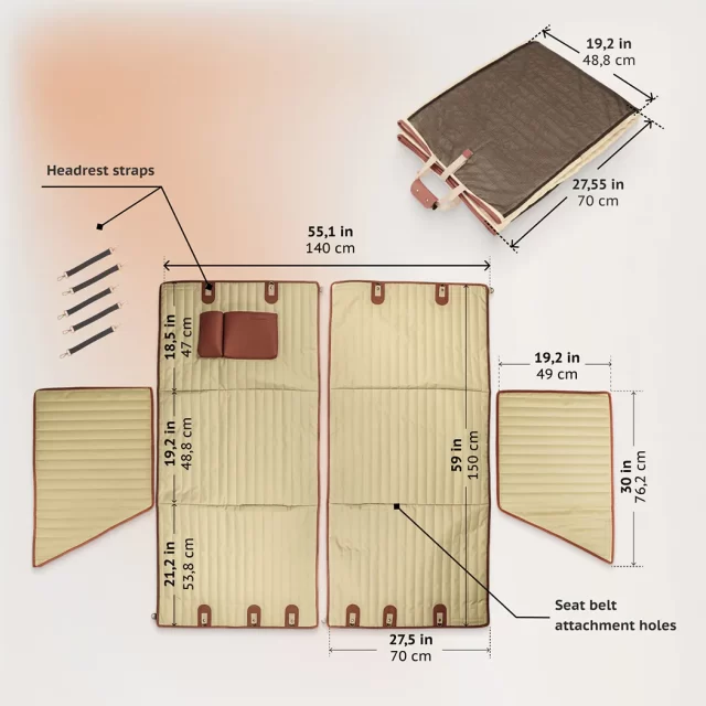 Nissan Rogue Dog Seat Cover in detail - image 6 (product view)