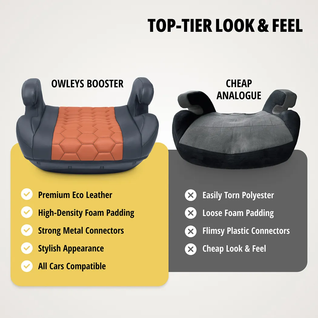 Close-up of Travel Booster Seat  |  “Snug Bug” by Owleys - view 7 (product view)