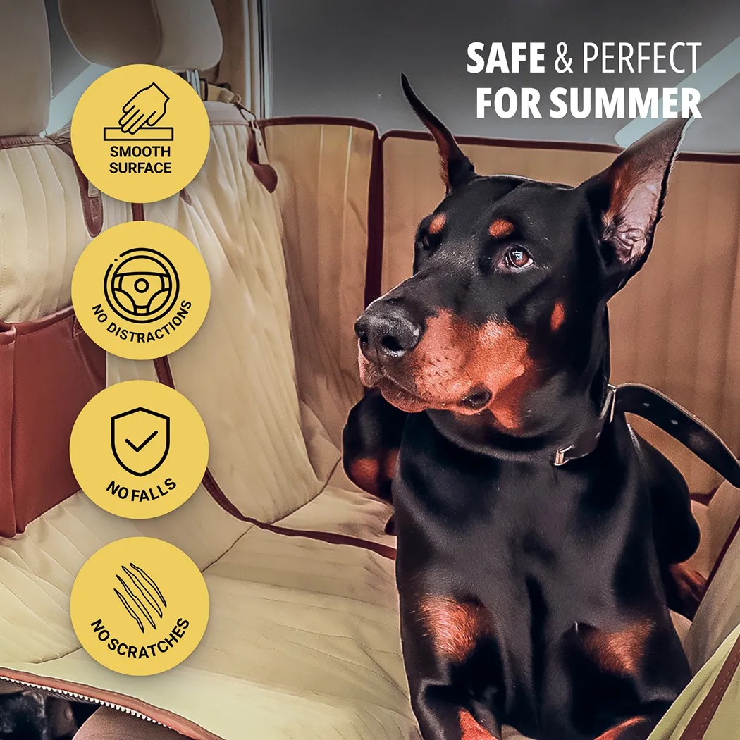 Close-up of Back Seat Protector For Dogs  |  “Travel Buddy Mk. II” by Owleys - view 2 (product view)