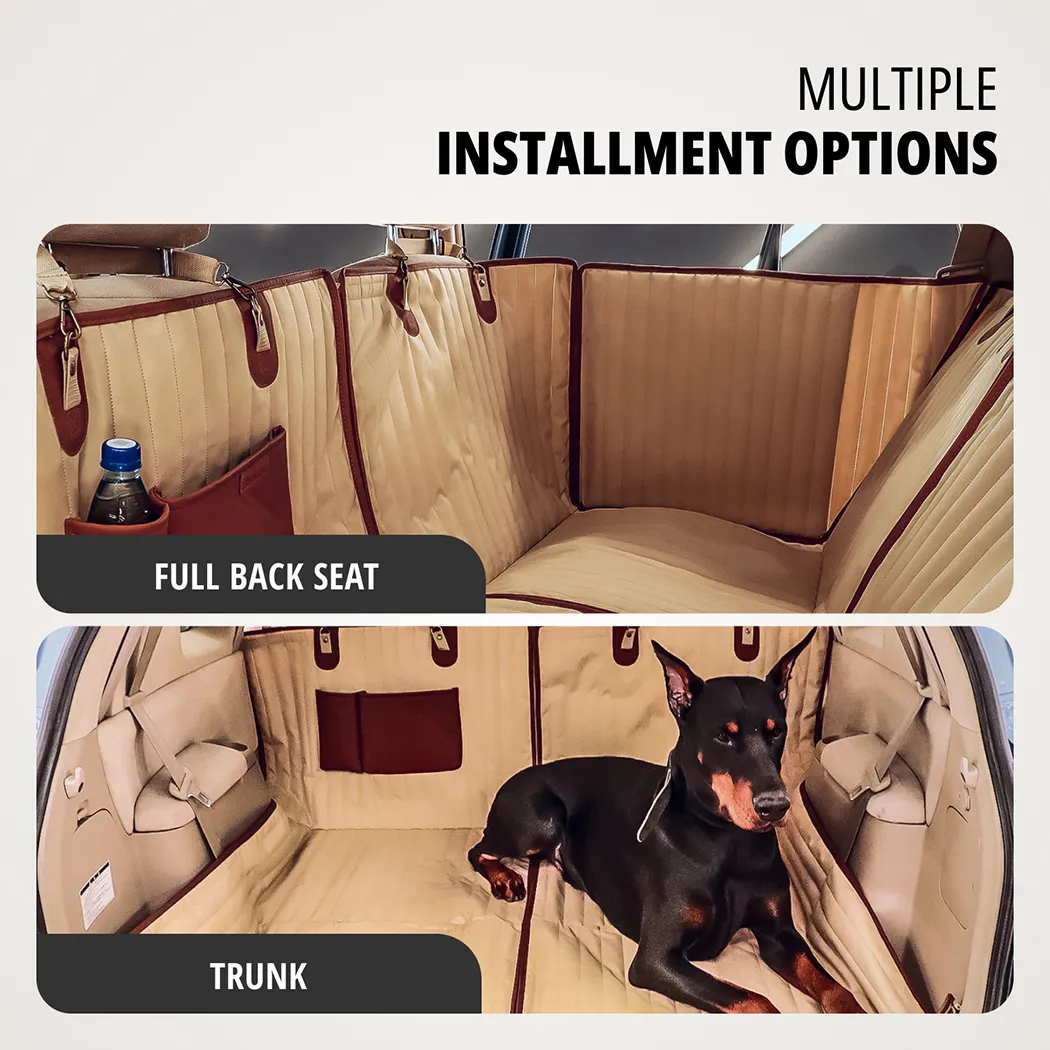 Detailed look at Back Seat Protector For Dogs  |  “Travel Buddy Mk. II” by Owleys - image 4 (product view)