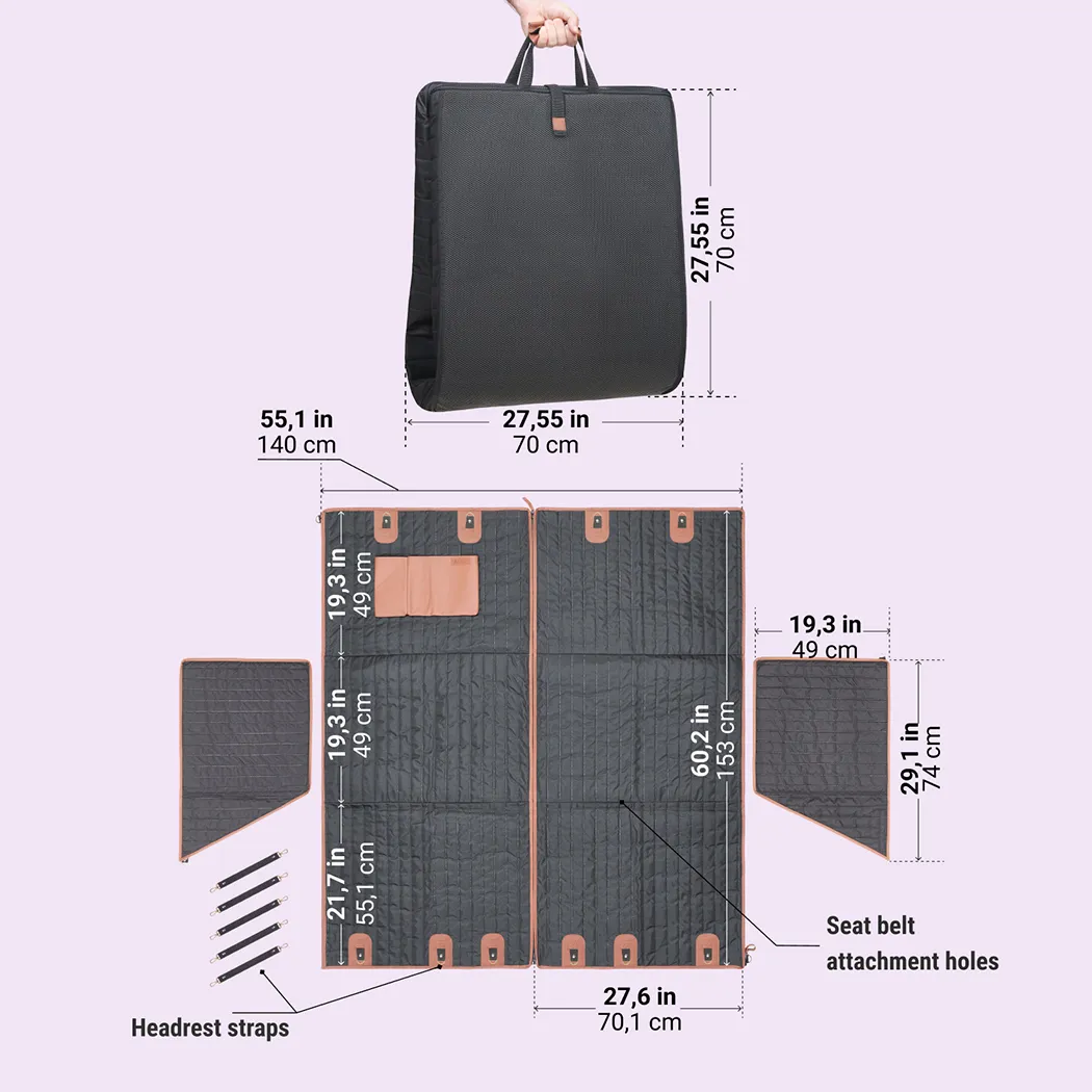 Doggie Seat for Car  |  “Travel Buddy Mk. II” by Owleys in detail - image 6 (product view)