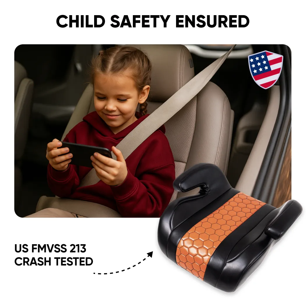Car Booster Seat Age 4-12  |  “Snug Bug” by Owleys - View 4