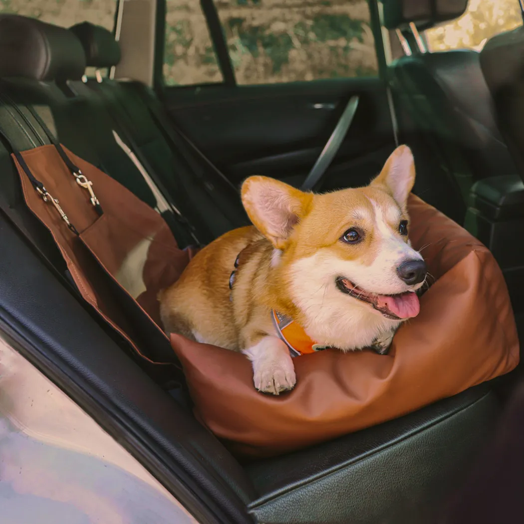 Image of Truck Dog Booster Seat  |  “Pup Spot” by Owleys - view 0 (product view)