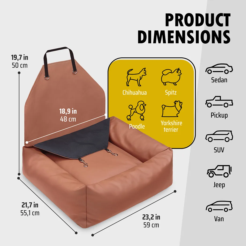 Detailed look at Truck Dog Booster Seat  |  “Pup Spot” by Owleys - image 4 (product view)