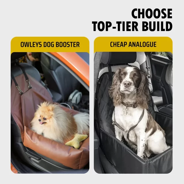 Close-up of Truck Dog Booster Seat  |  “Pup Spot” by Owleys - view 7 (product view)