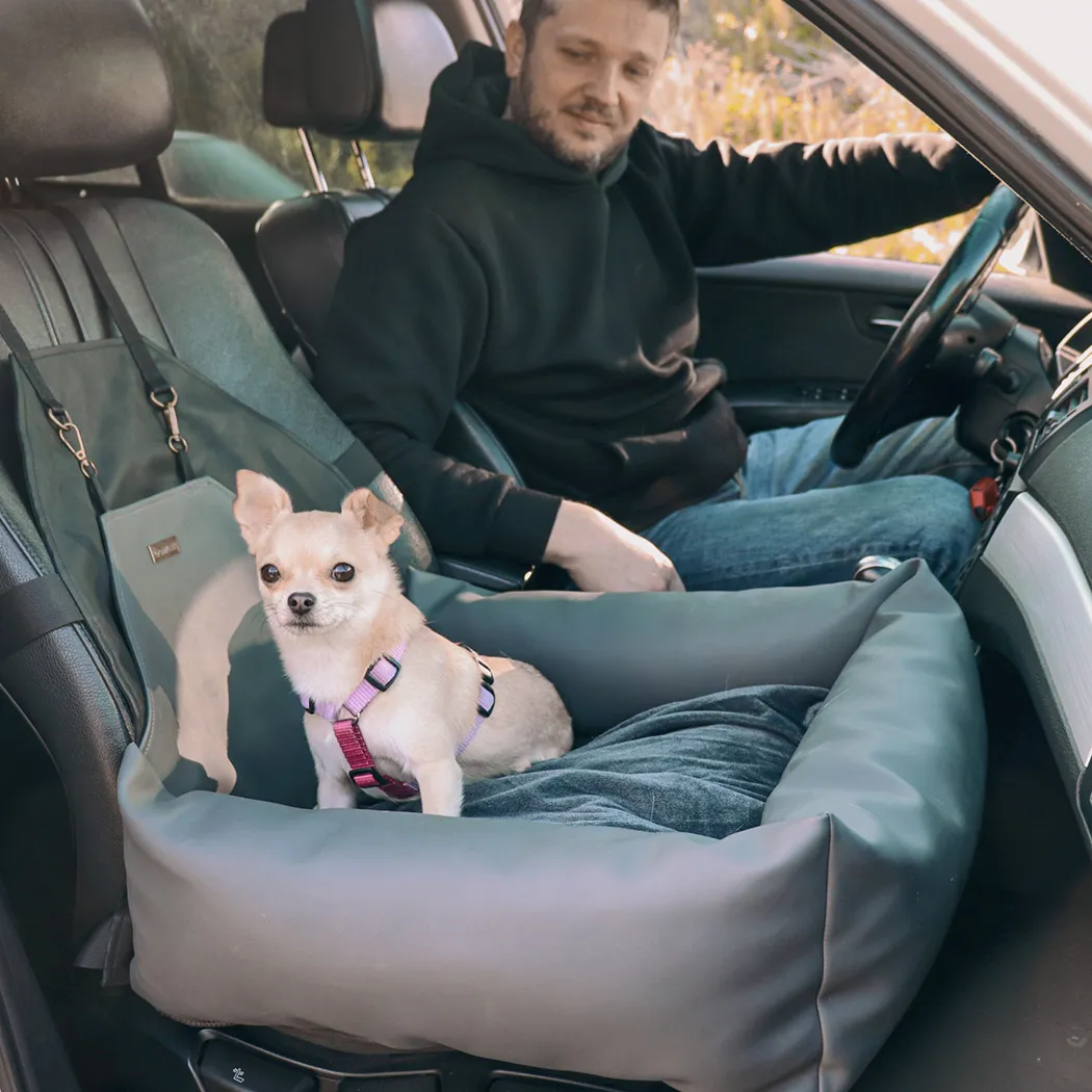 Image of Jeep Wrangler Dog Booster Seat  |  “Pup Spot” by Owleys - view 0 (product view)