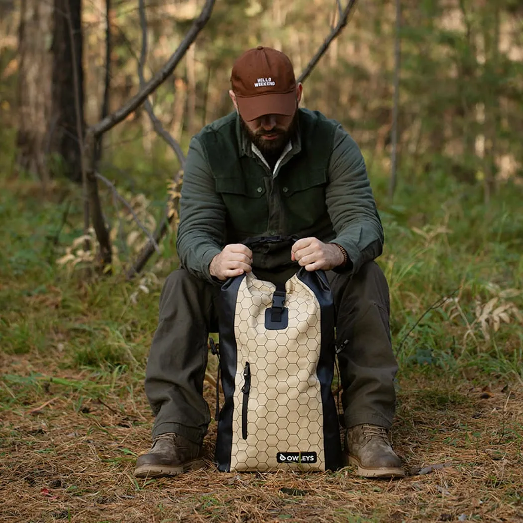 Waterproof Backpack, Dry Bag  |  “Anchor” by Owleys - View 4