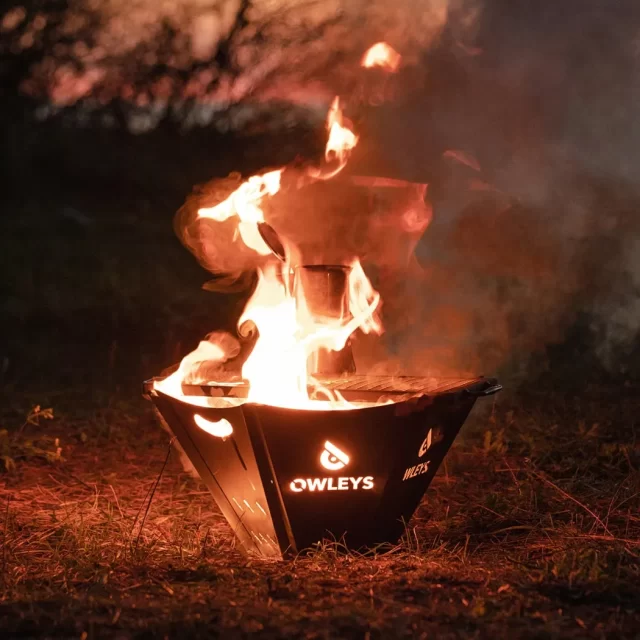 Close-up of Portable Bonfire Pit “Flare” Owleys - view 7 (product view)