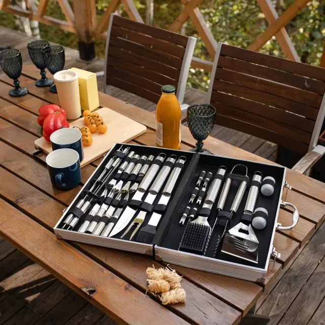 Portable BBQ Tool Set “Grillmate” Owleys product image 8 (product view)