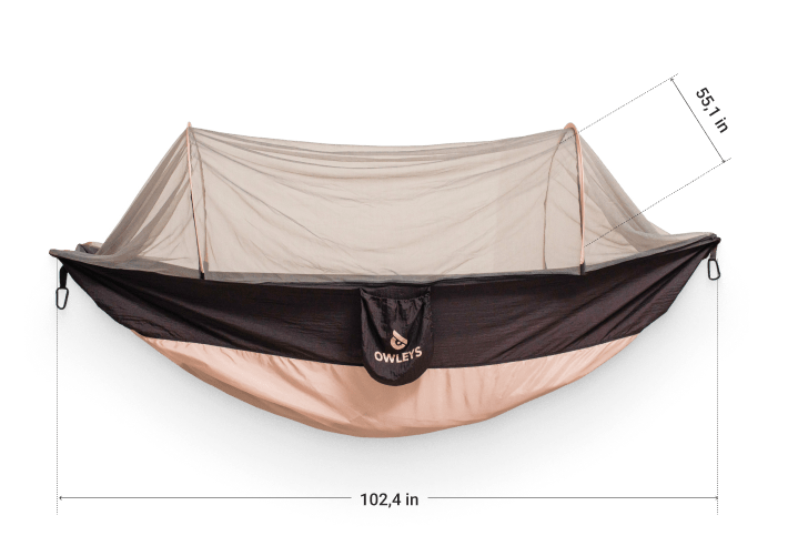 Harmony Hanging Hammock Bag Size