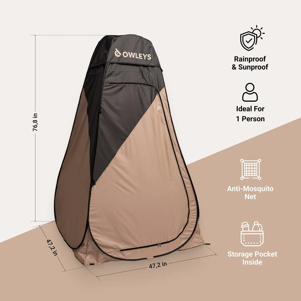 Portable Outdoor Shower Tent “Hideaway” Owleys in detail - image 1 (product view)