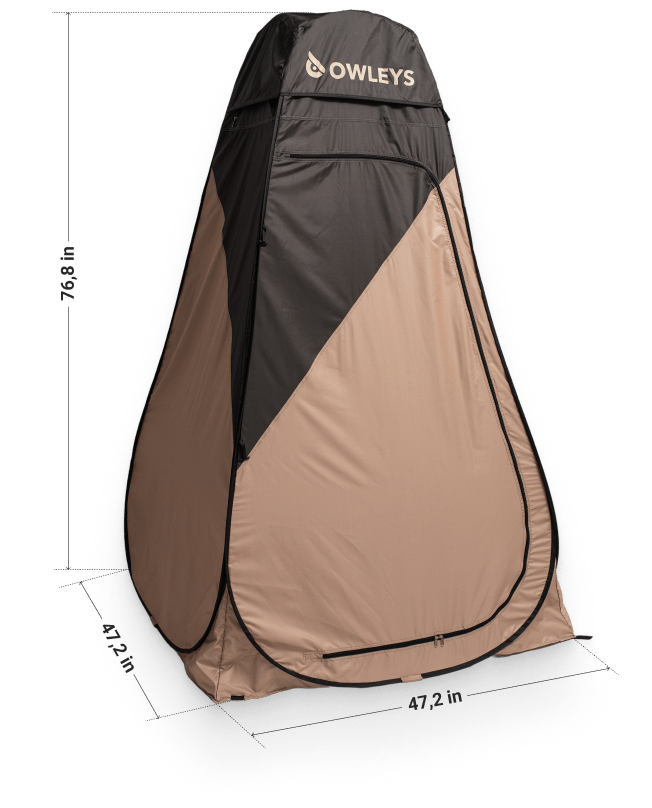 Hideaway Shower Tent Size