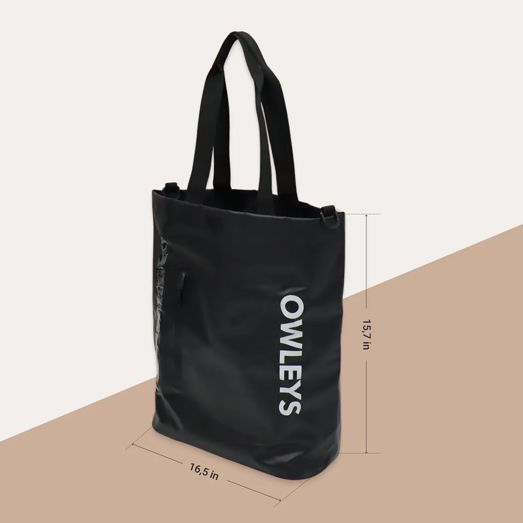 Waterproof Tote Bag, Dry Bag “Obsidian” Owleys - View 3