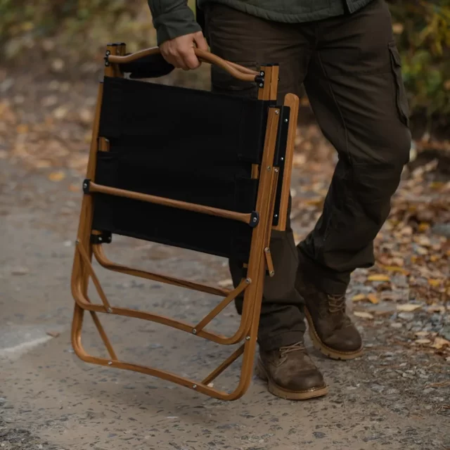 Portable Folding Camp Chair “Packrest” Owleys in detail - image 6 (product view)