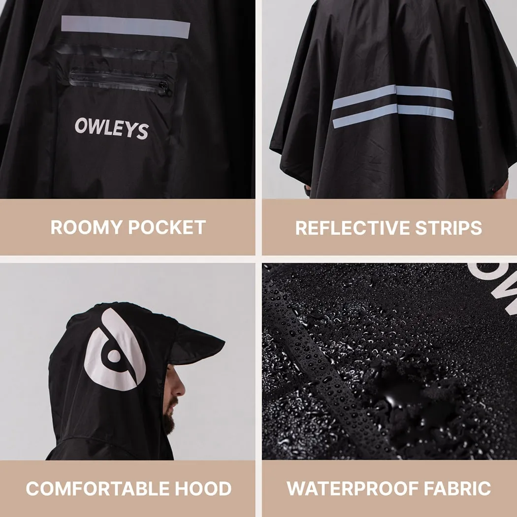 Waterproof Rain Poncho “Stormcape” Owleys product image 3 (product view)