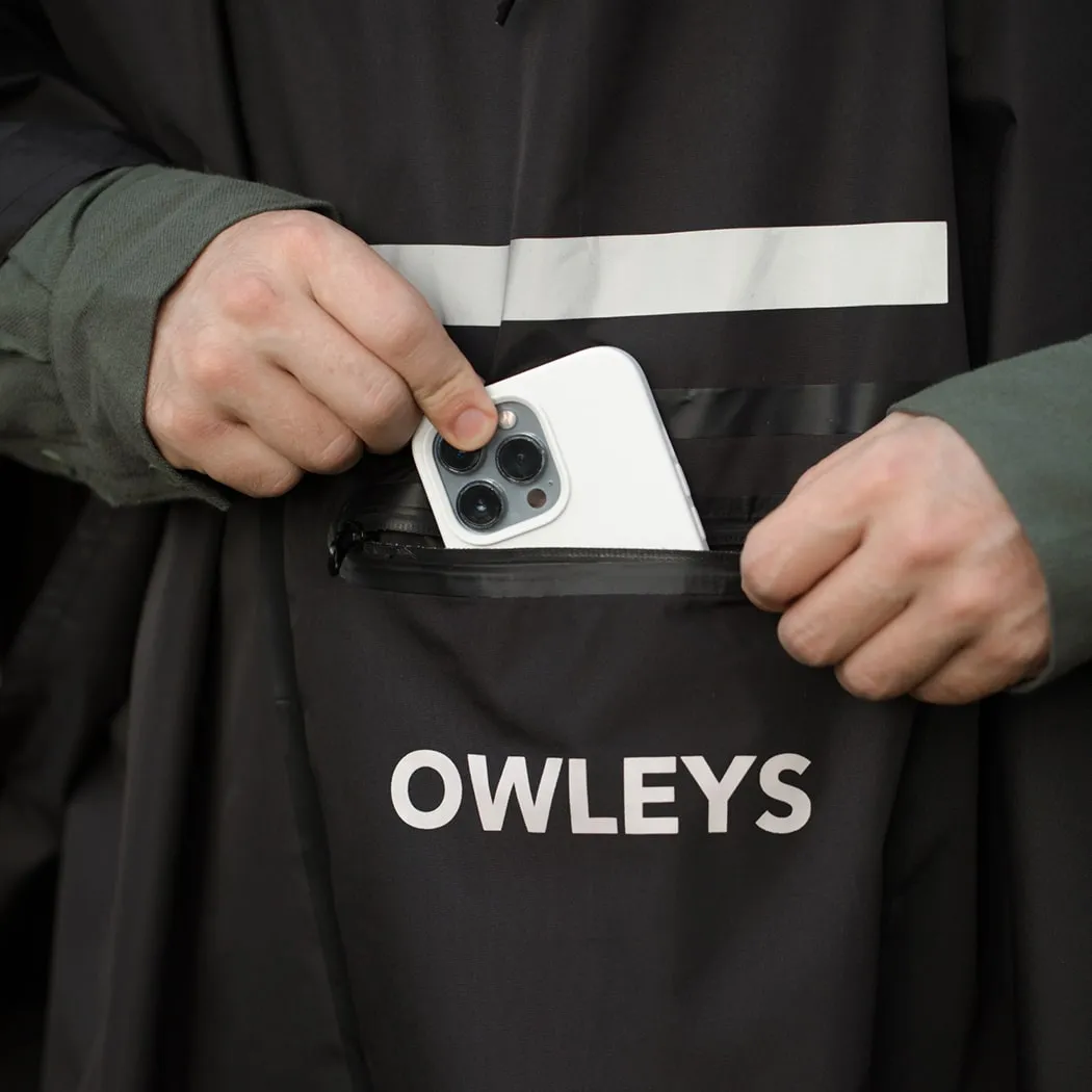 Detailed look at Waterproof Rain Poncho “Stormcape” Owleys - image 4 (product view)