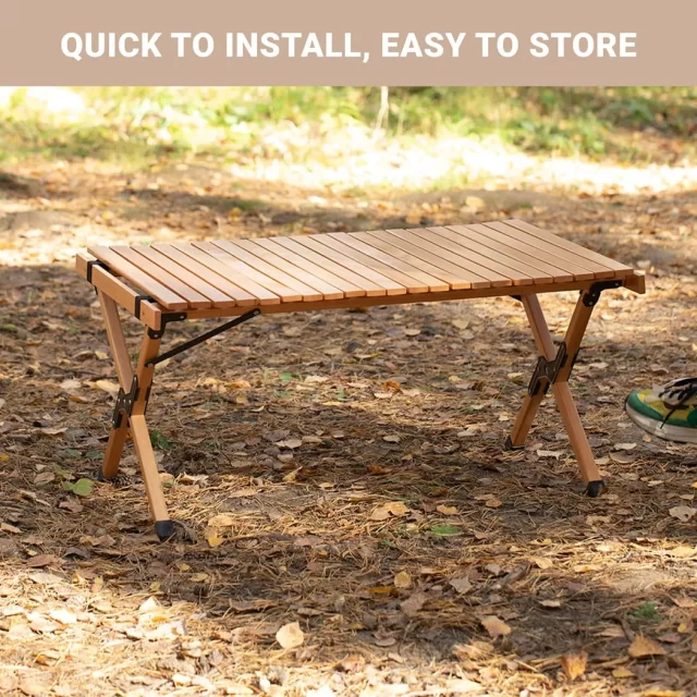 Detailed look at Portable Foldable Camp Table “Trektable” Owleys - image 4 (product view)