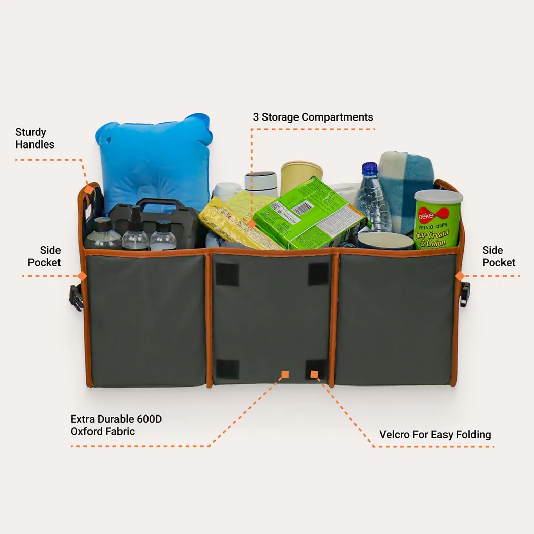 Close-up of Folding Car Trunk Organizer “Trunkster” Owleys - view 2 (product view)