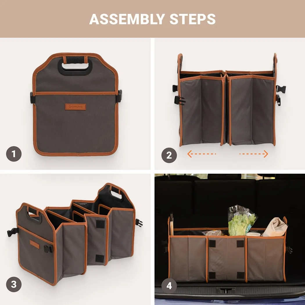 Folding Car Trunk Organizer “Trunkster” Owleys product image 3 (product view)