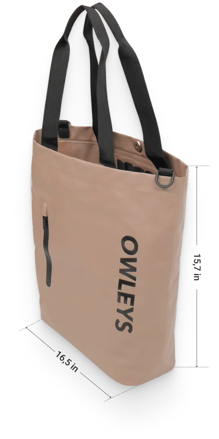 Wanderly Travel Tote Bag Size