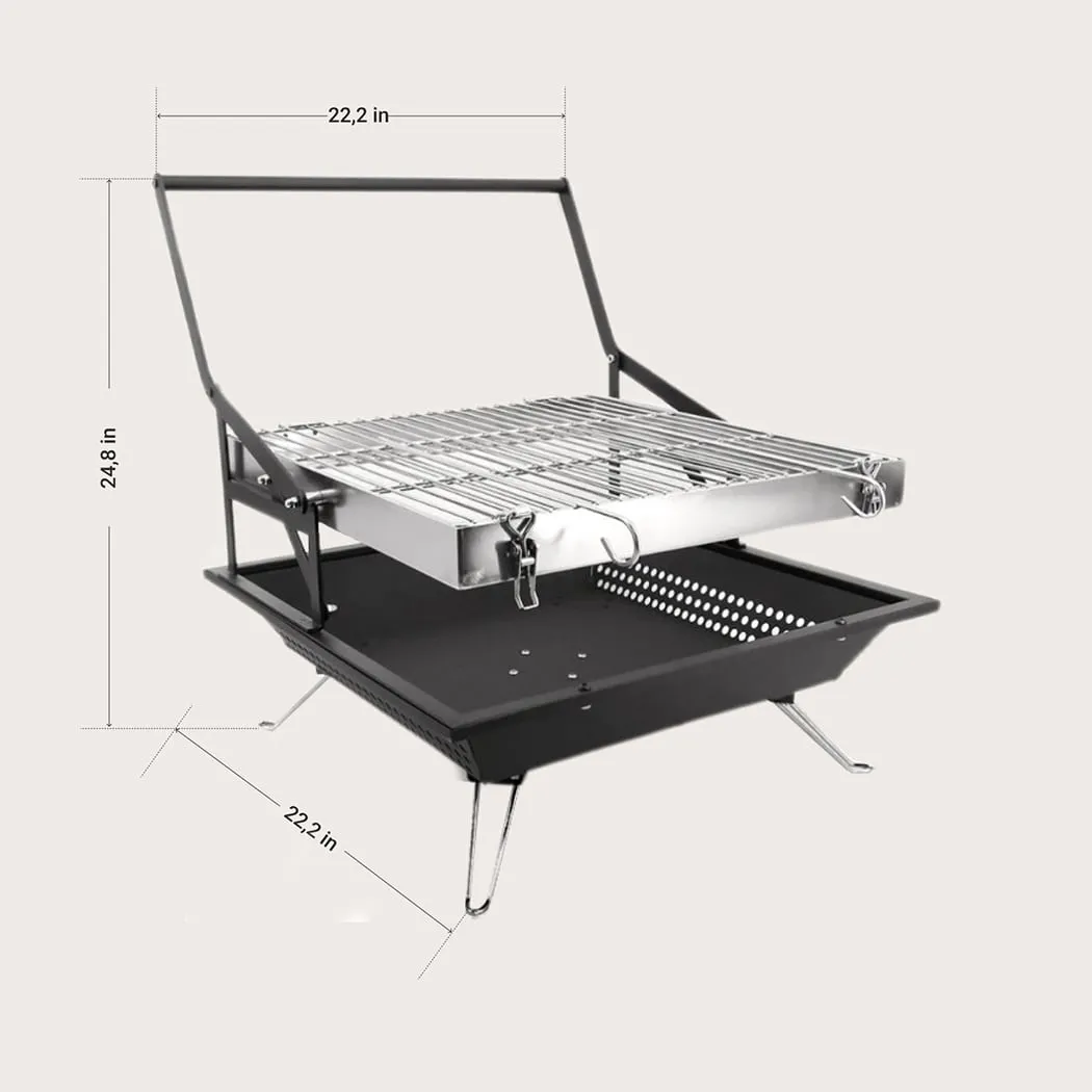 Collapsible BBQ Grill Grate “Low Twirl” Owleys - View 2