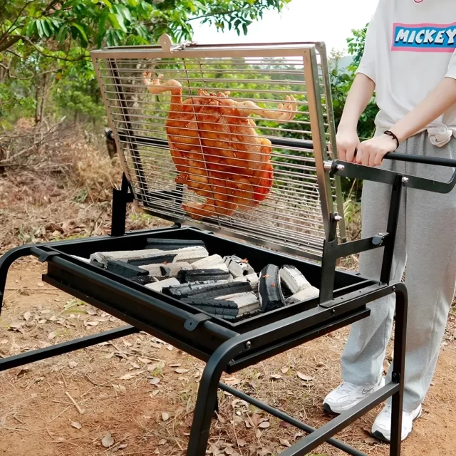 Detailed look at Collapsible BBQ Grill Grate “Twirl” Owleys - image 4 (product view)