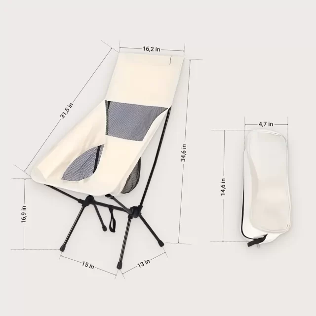 Camping Foldable Chair “Lagoon” Owleys in detail - image 1 (product view)