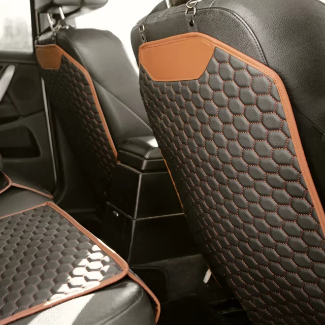 Auto Back Seat Cover  |  “Hexy” by Owleys