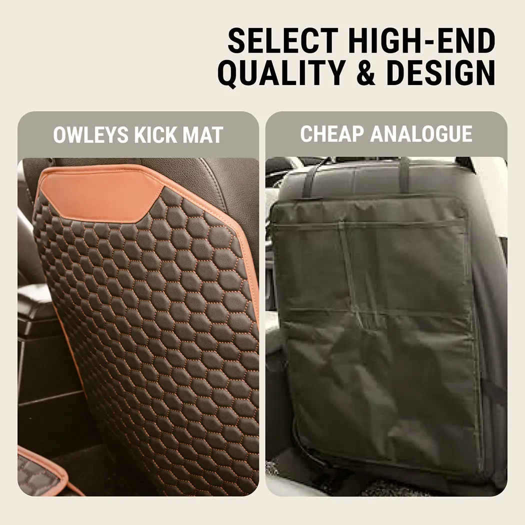 Image of Auto Back Seat Cover  |  “Hexy” by Owleys - view 5 (product view)