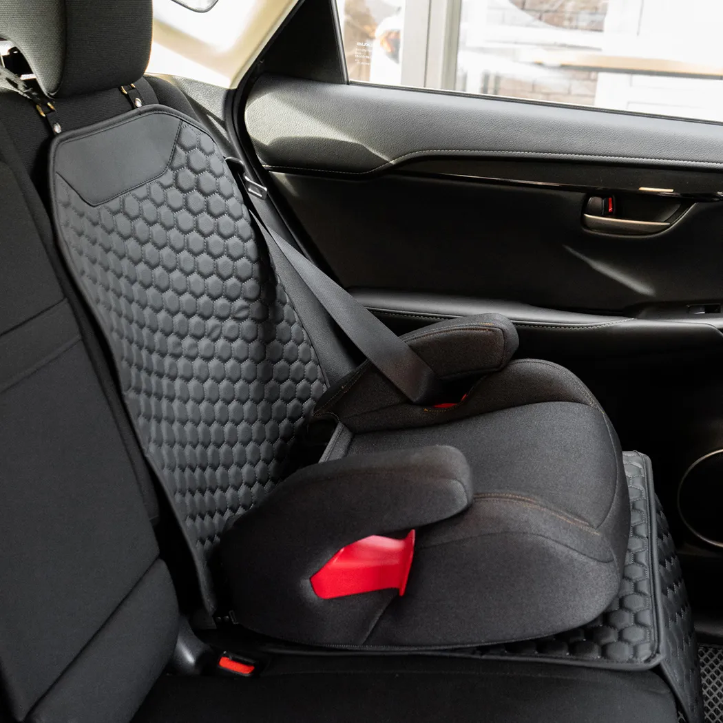 Image of Cover of Car Seat  |  “Black Hexy” by Owleys - view 0 (product view)