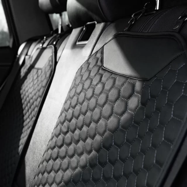 Cover of Car Seat  |  “Black Hexy” by Owleys in detail - image 6 (product view)