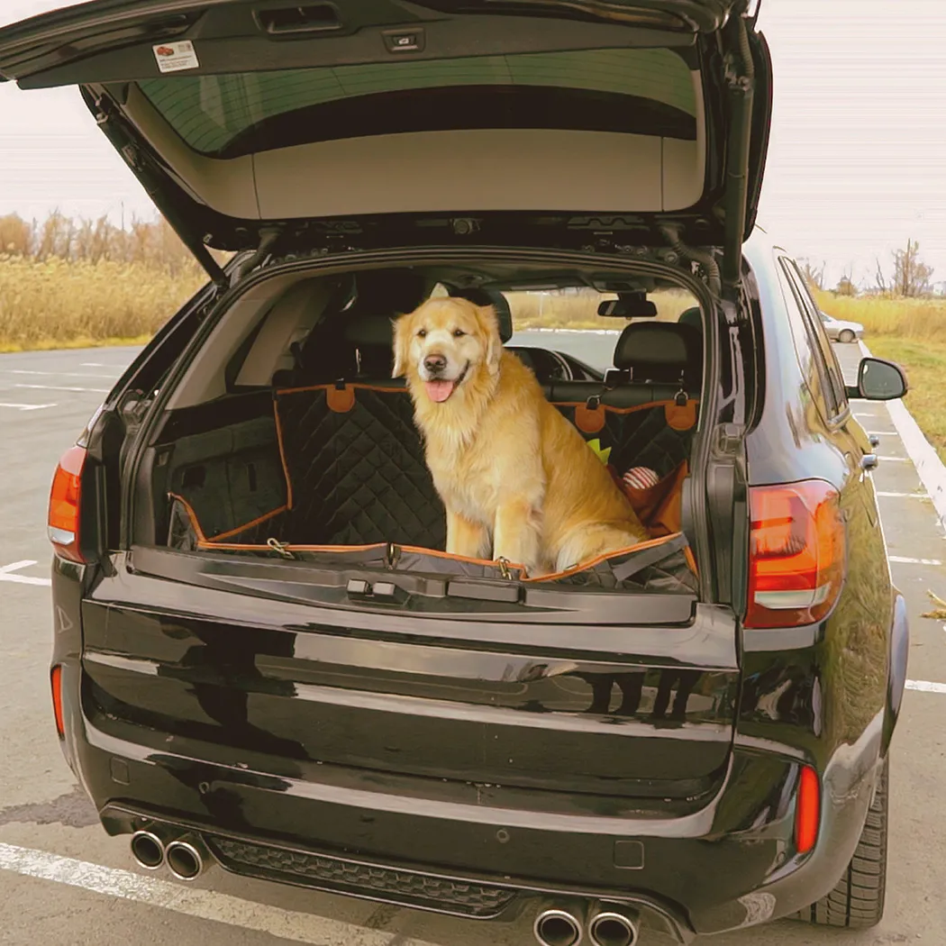 Detailed look at Back Seat Dog Seat Cover  |  “Travel Buddy” by Owleys - image 9 (product view)