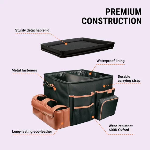 Car Back Seat Organizer  |  “Magic Box” by Owleys in detail - image 1 (product view)