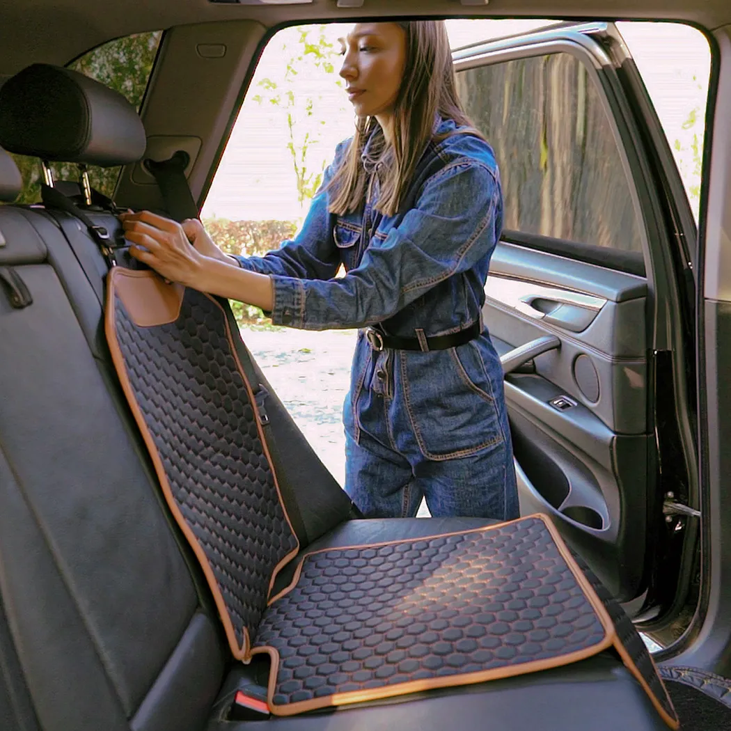 Automotive Seat Covers  |  “Hexy” by Owleys in detail - image 6 (product view)