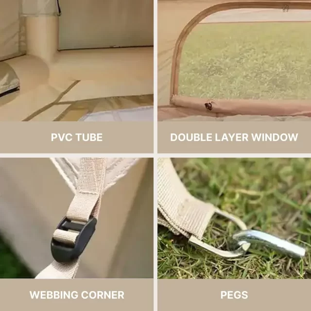 Close-up of Outdoor Family Camping Tent “Hub” Owleys - view 2 (product view)