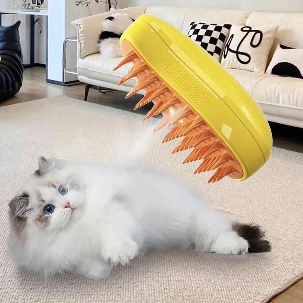 Image of Pet Steam Grooming Brush  |  “Vapor” by Owleys - view 0 (product view)