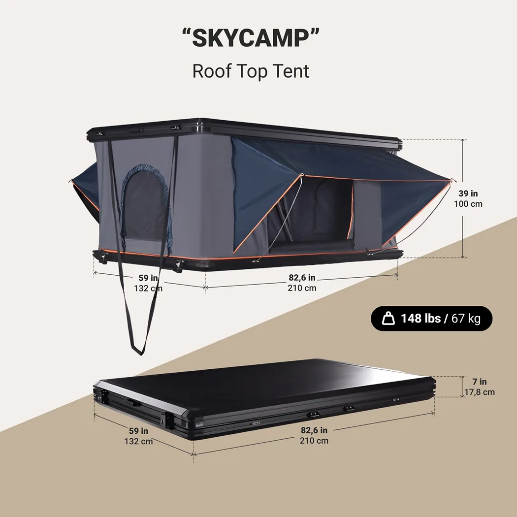 Car Roof Top Tent  |  “Skycamp” by Owleys - View 2