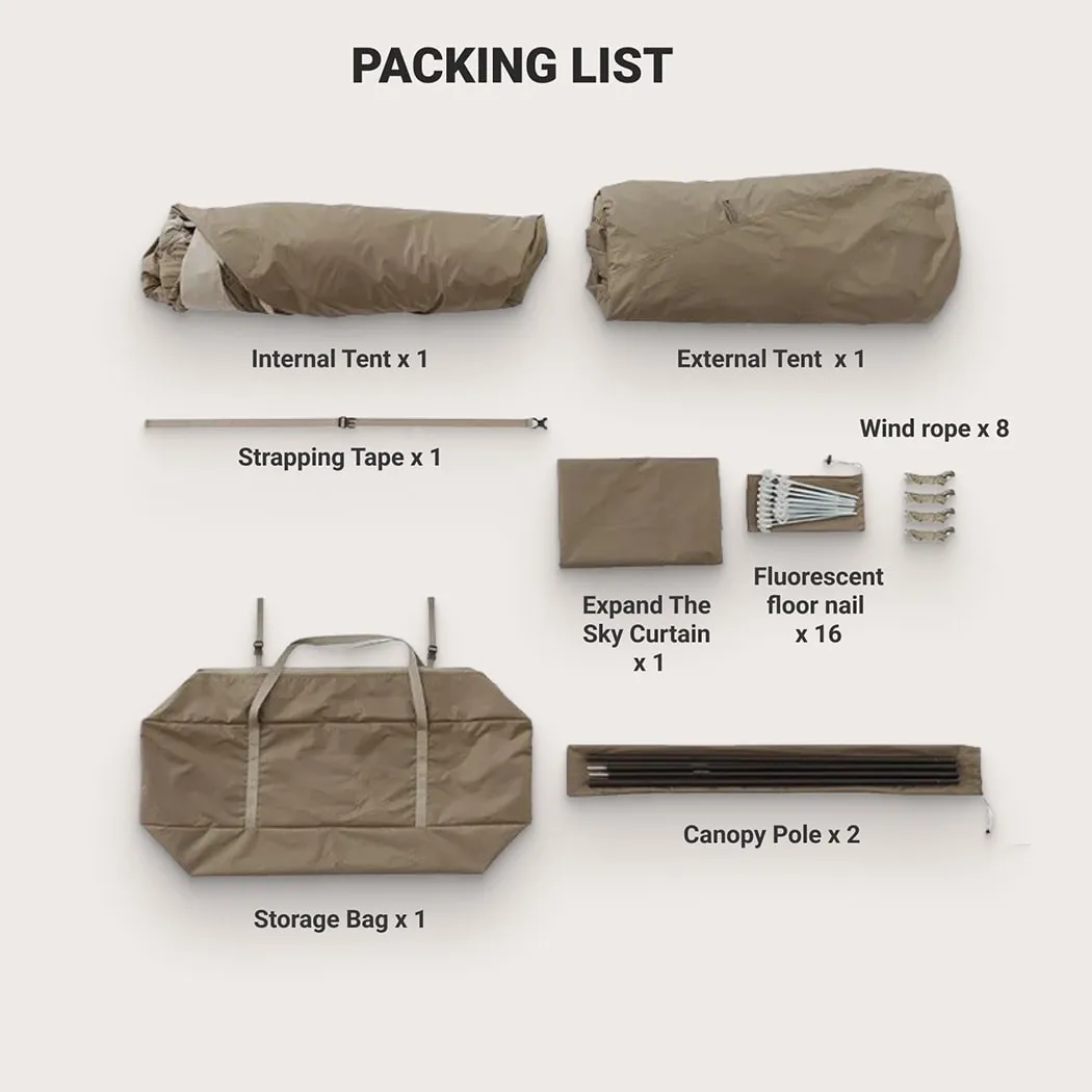 Сamping Tent “Cinder Cone” Owleys in detail - image 1 (product view)