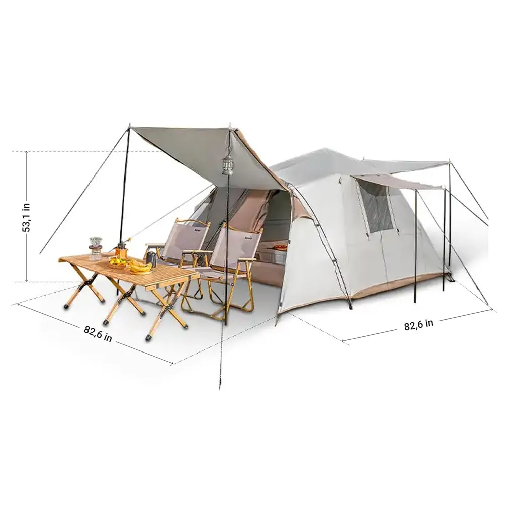 Close-up of Сamping Tent “Polartec” Owleys - view 2 (product view)