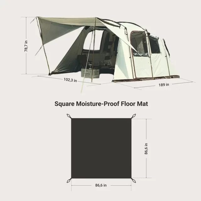 Сamping Tent “Windcover” Owleys product image 3 (product view)