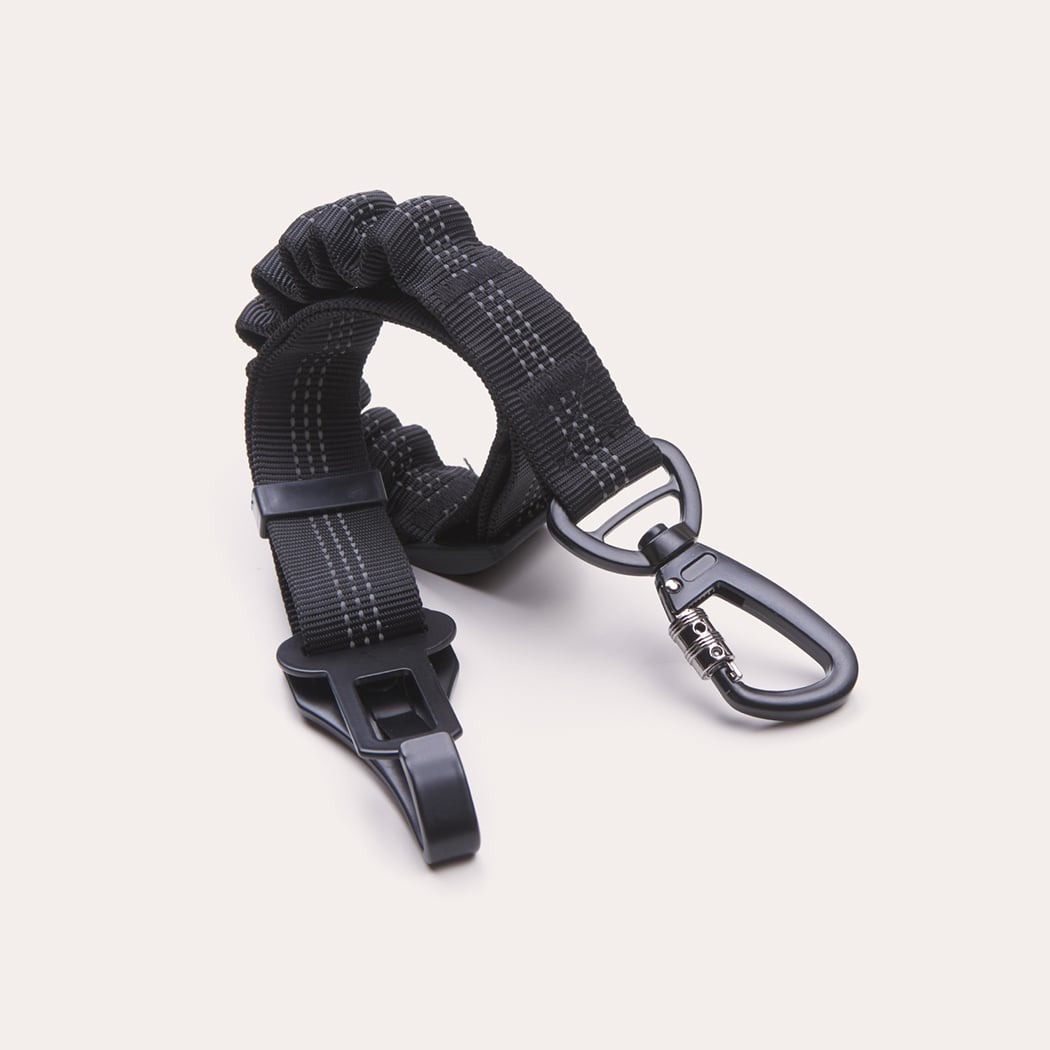 Extra car seat outlet strap