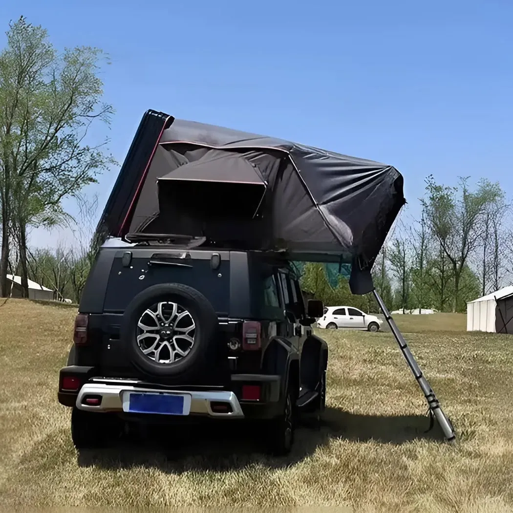 Close-up of Car Roof Top Mounted Tent  |  “Voyager” by Owleys - view 12 (product view)