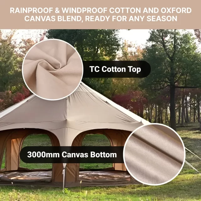 Outdoor Camping Yurt Tent  |  “Domehead” by Owleys product image 3 (product view)