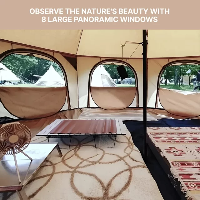 Detailed look at Outdoor Camping Yurt Tent  |  “Domehead” by Owleys - image 9 (product view)