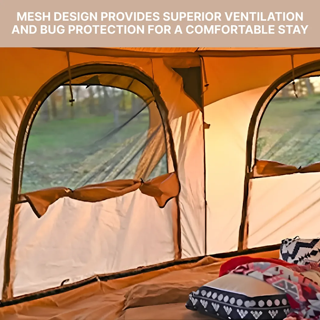 Close-up of Outdoor Camping Yurt Tent  |  “Domehead” by Owleys - view 7 (product view)