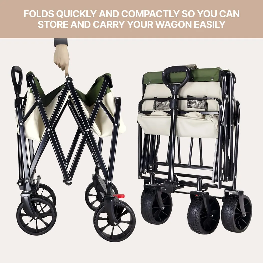 Camping Wagon Cart, Foldable Cart With Wheels  |  “Scouter” by Owleys - View 6